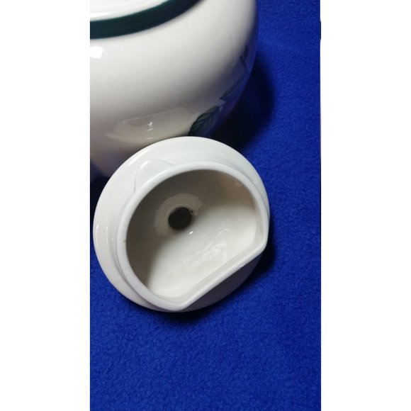 China Pearl Casuals Apples Teapot Rustic Country Kitchen Decor Pre-owned AS IS - Picture 8 of 10